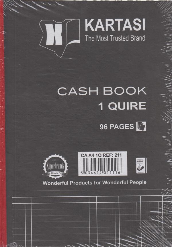Cash Book Kartasi 1 Quire