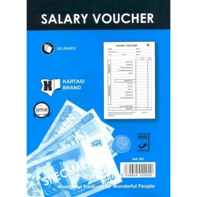Salary Voucher Kartasi A5