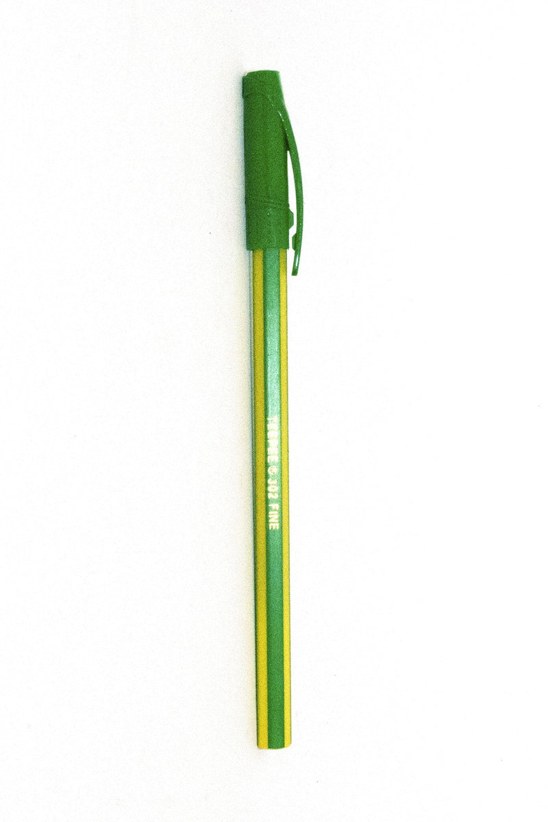 Ball Point Pen Fine Green Teepee