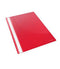 Project File Clear Cover Red Munix A4