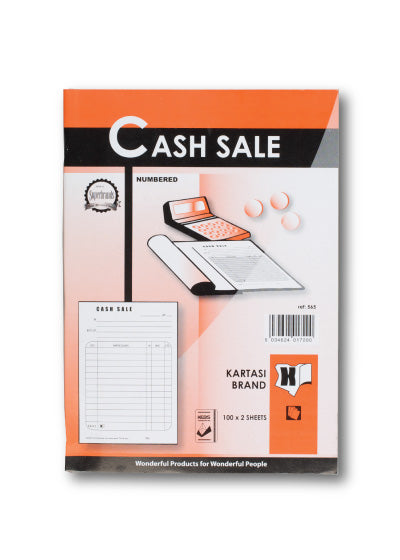Cash Sale Book Kartasi A5
