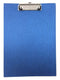 PVC Clipboard Single Globe A4 Blue