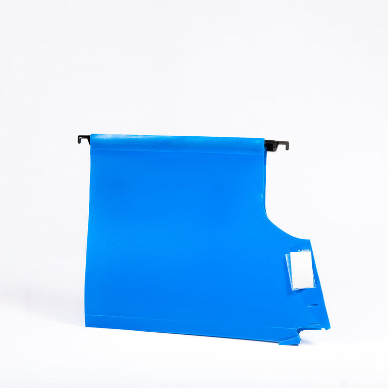 PVC Lateral File Blue Rapid Foolscap