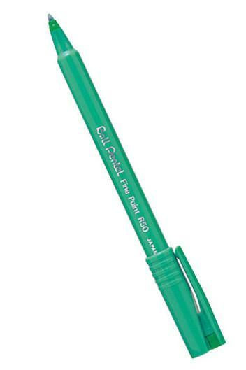 Rollerball Pen Micro 0.6mm Green Pentel