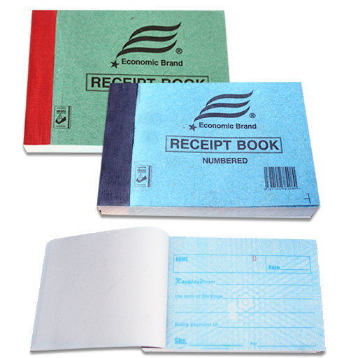 Receipt Book Numbered Economic A6