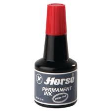 Stamp Pad Ink Red Horse